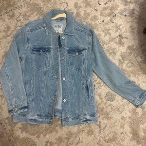 Hollister Blue Denim Lightweight Trucker Jacket, Women's, Size S